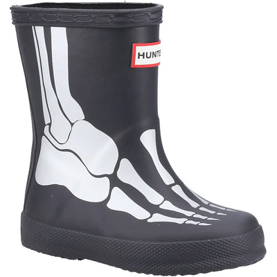 Hunter Little Kids Original 1st Skeleton Black Boot