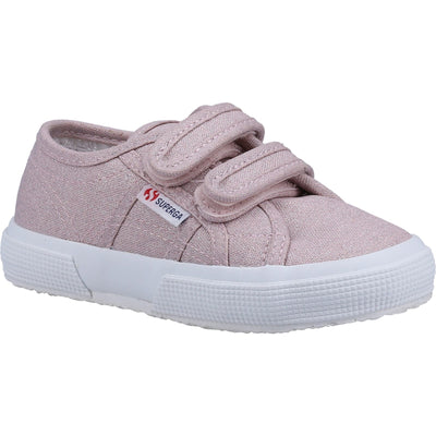 Superga Kids Straps Pink Glitter Shoes