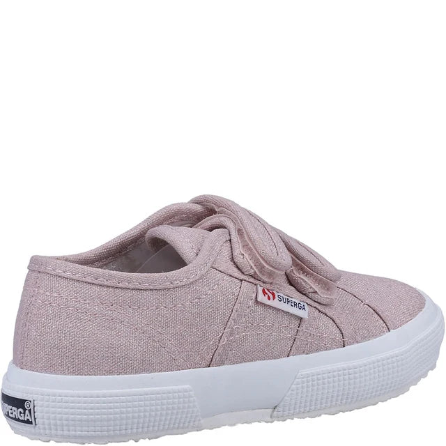 Superga Kids Straps Pink Glitter Shoes