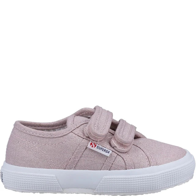 Superga Kids Straps Pink Glitter Shoes