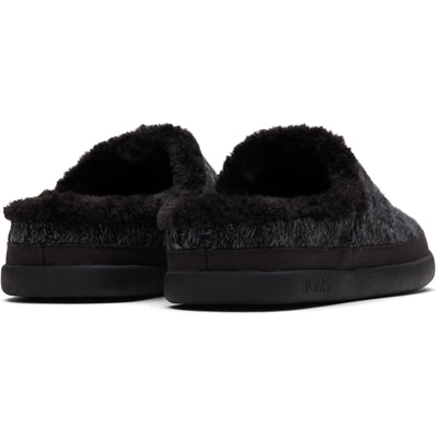 Toms Sage Chunky Black Slide Slippers