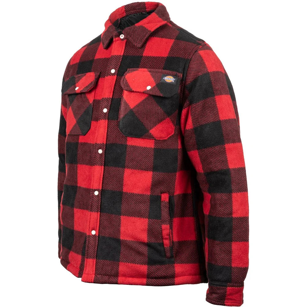 Dickies Portland Big Tall Sherpa Lined Flannel Shirt