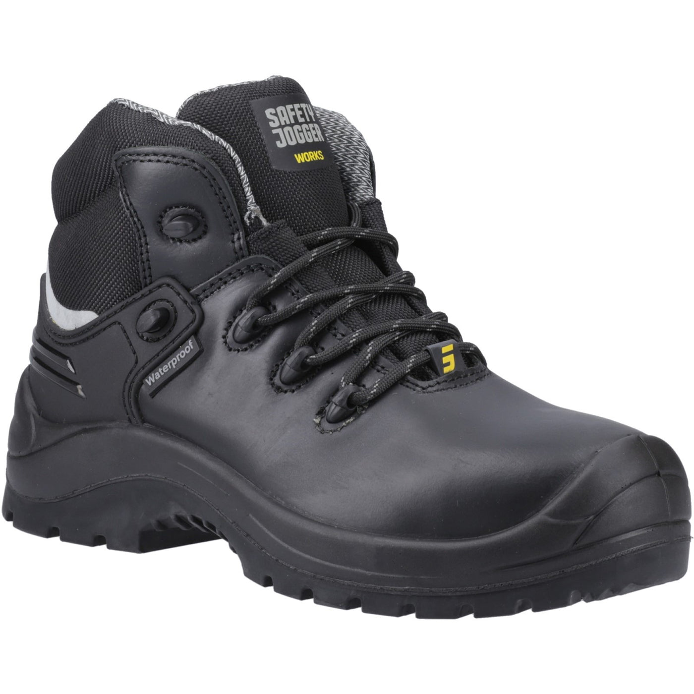 Safety Jogger S3 Waterproof Black Safety Footwear Shoes