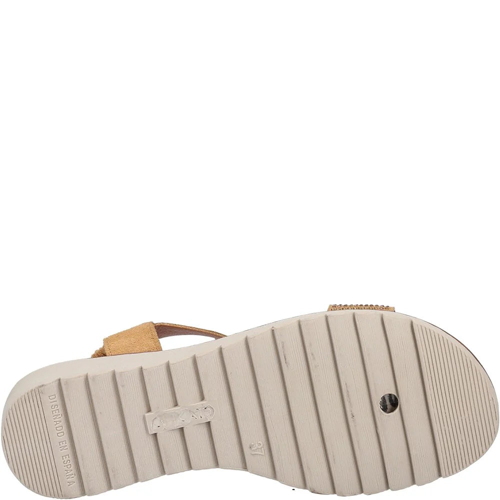 Fleet & Foster Hyacinth Women Slingback Open Toe Touch Fastening Leather Sandal