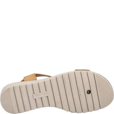 Fleet & Foster Hyacinth Women Slingback Open Toe Touch Fastening Leather Sandal