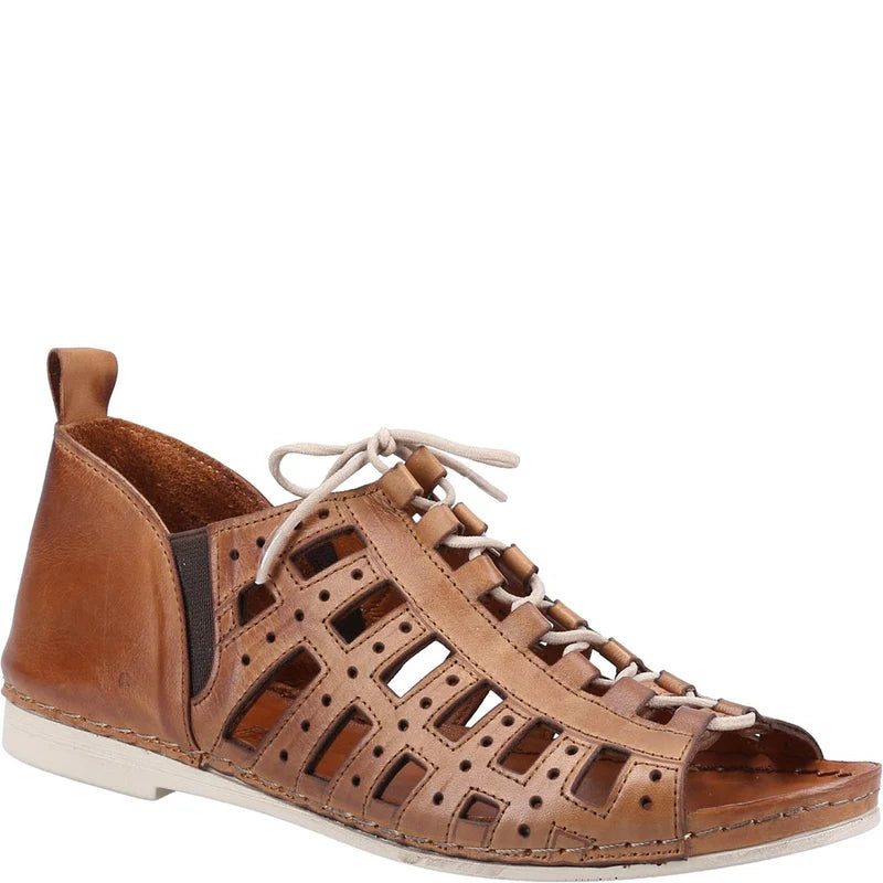 Riva Newport Women Leather Lace Up Casual Shoe