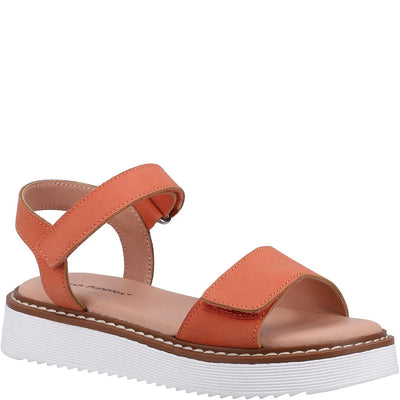 Hush Puppies Cassie Womens Leather Touch-Fastening Sandal