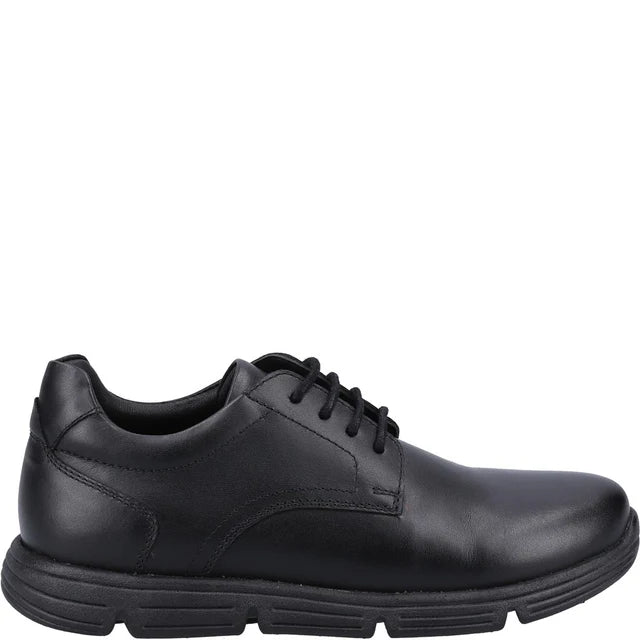 Hush Puppies Adrian Leather Junior School Shoes