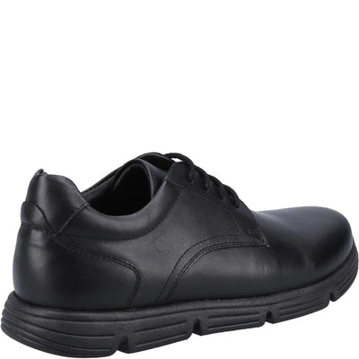 Hush Puppies Adrian Leather Junior School Shoes