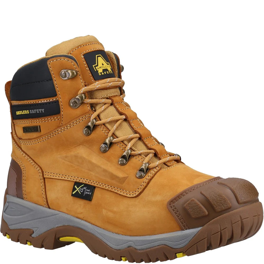 Amblers Safety S3 Waterproof Metatarsal Honey Boots