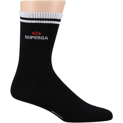 Superga Crew Champion Men's Black Socks
