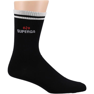 Superga Crew Champion Men's Black Socks