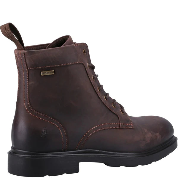 Hush Puppies Porter Mens Lace Up Leather Waterproof Boot