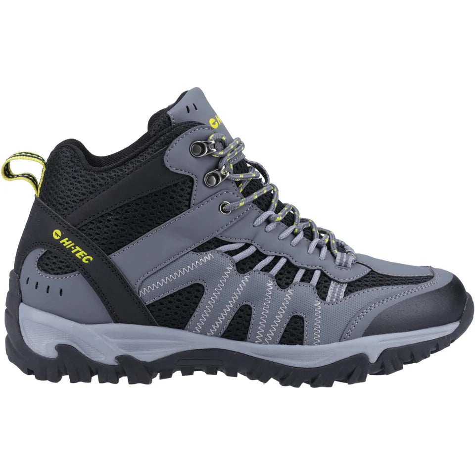 Hi-Tec Jaguar Mid Waterproof Hiking Grey Boot