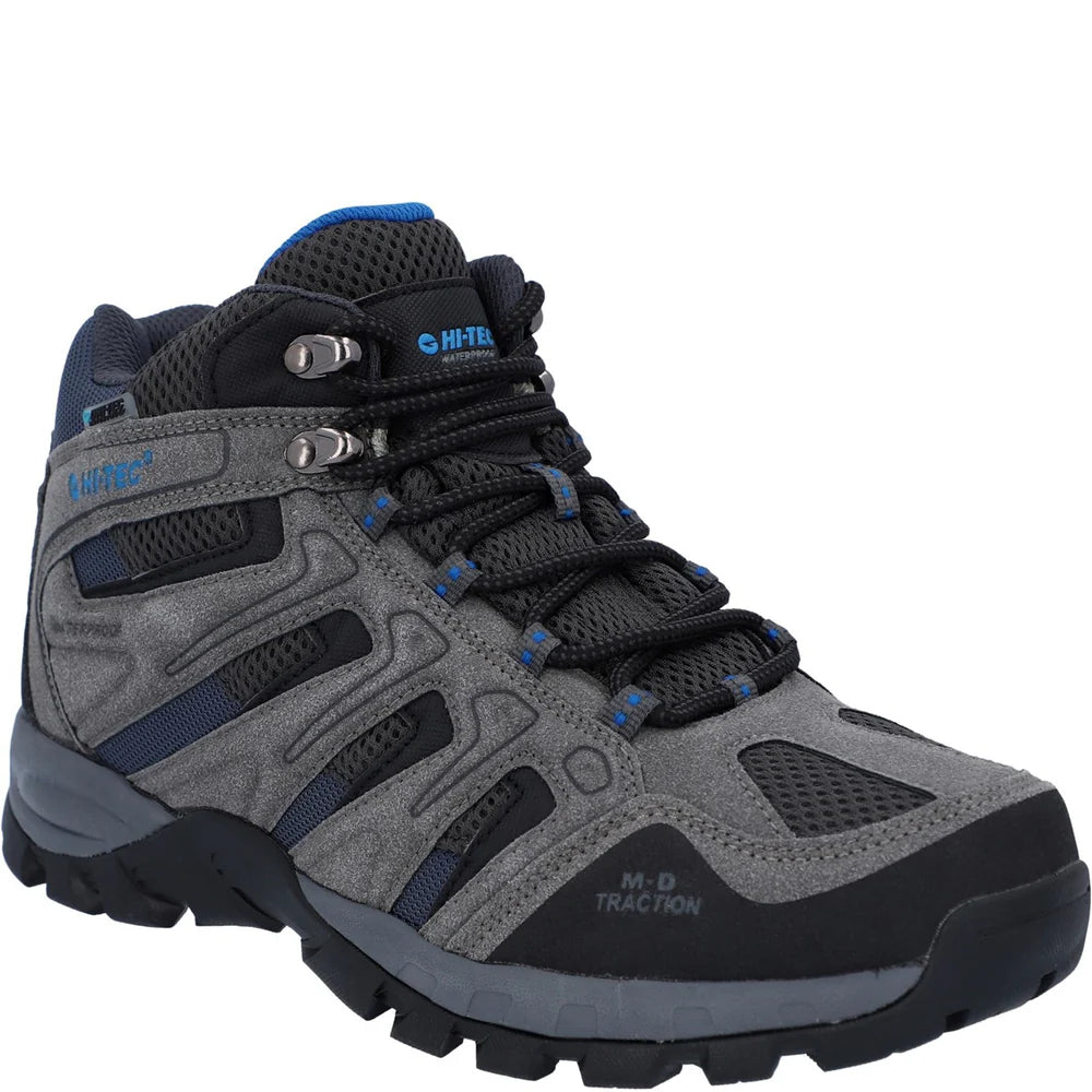 HI-TEC Torca Freedom Trail Men’s Walking Grey Navy Blue Boot