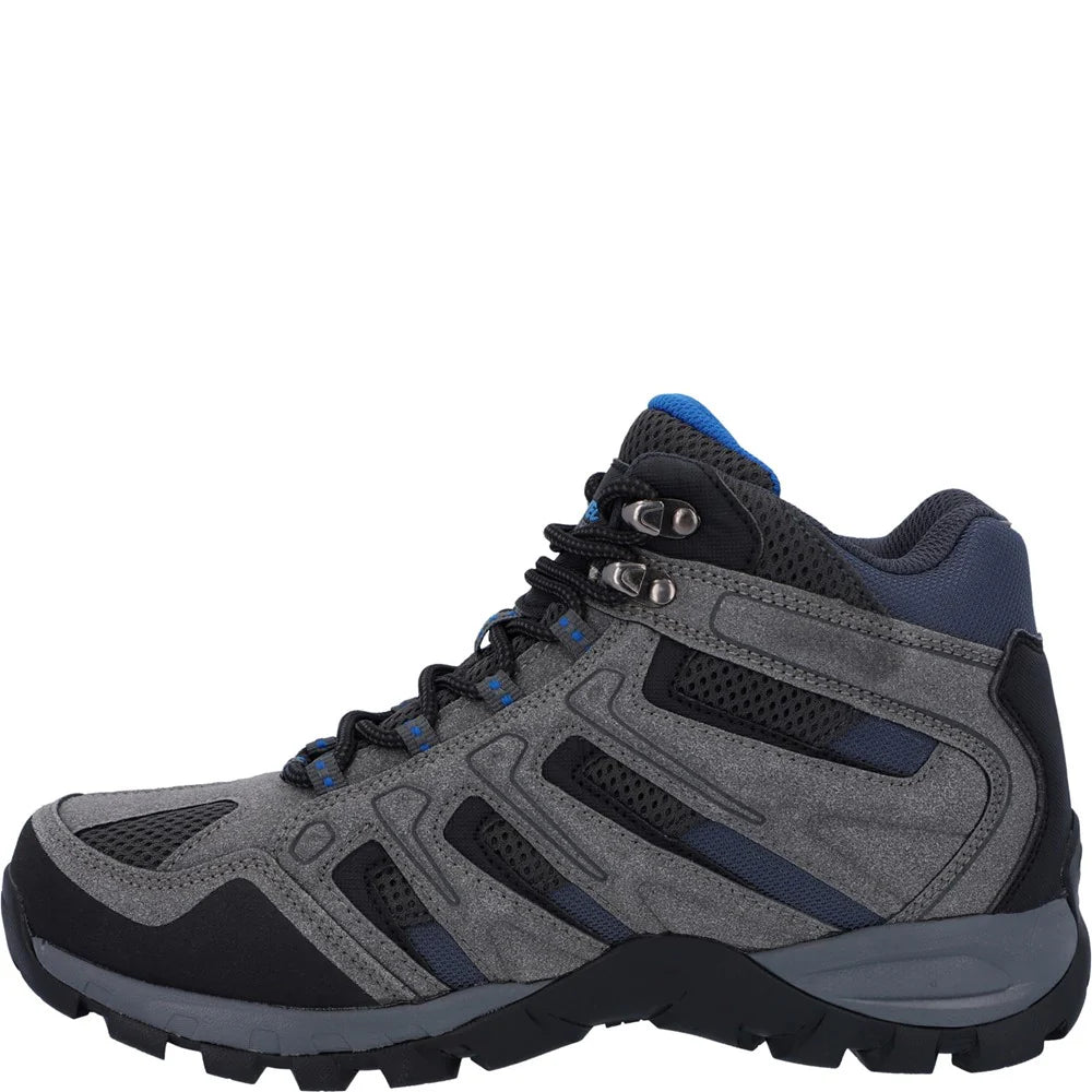 HI-TEC Torca Freedom Trail Men’s Walking Grey Navy Blue Boot