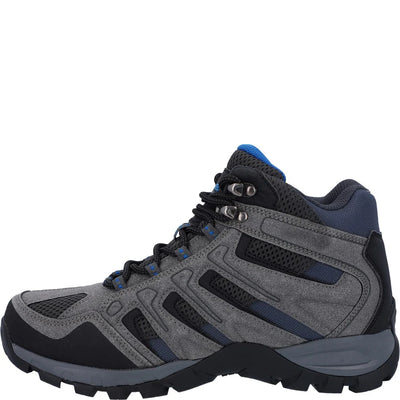 HI-TEC Torca Freedom Trail Men’s Walking Grey Navy Blue Boot