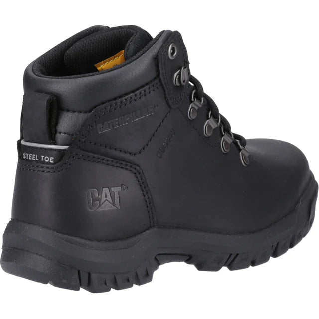 Caterpillar Womens Mae Leather Safety Boots (Brown)