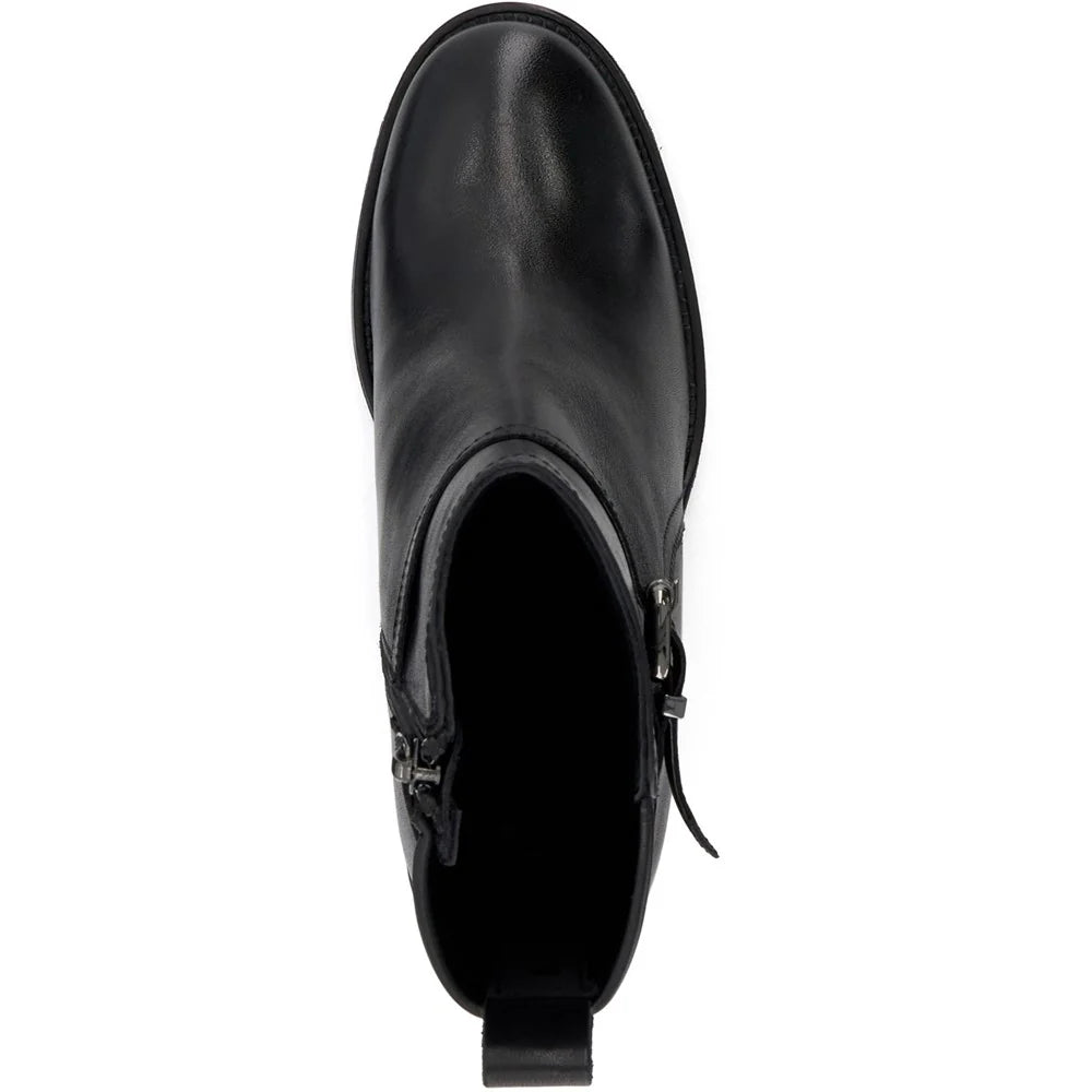 Dune Prance Mid-Calf Womens Leather Boots