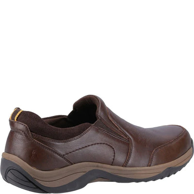 Hush Puppies Donald Slip on Leather Upper Shoes