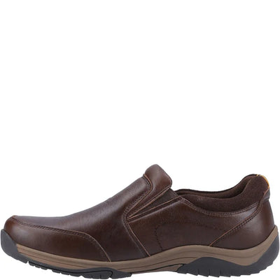 Hush Puppies Donald Slip on Leather Upper Shoes