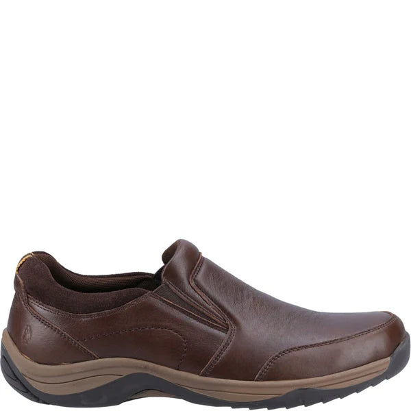 Hush Puppies Donald Slip on Leather Upper Shoes