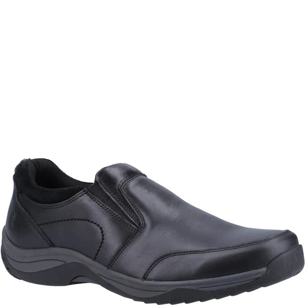 Hush Puppies Donald Slip on Leather Upper Shoes