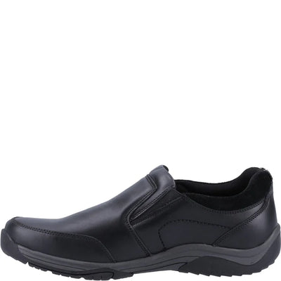 Hush Puppies Donald Slip on Leather Upper Shoes