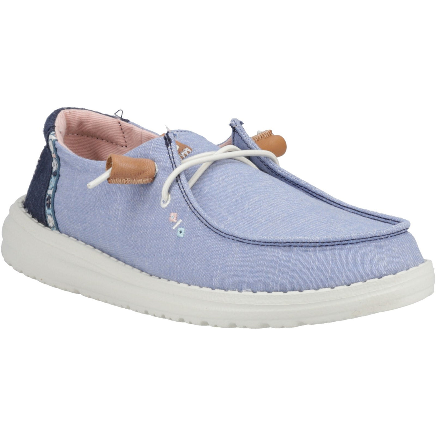 Heydude Women Wendy Chambray Boho Blue Shoe