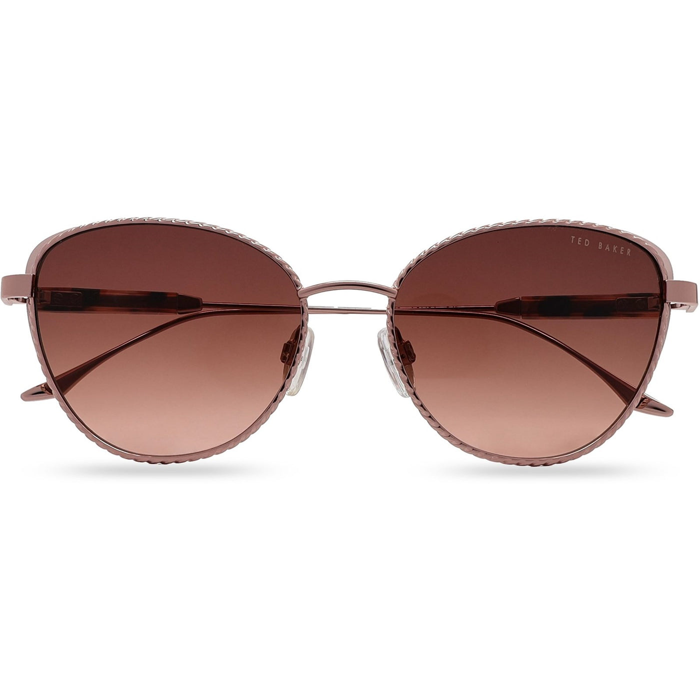 Tb Laela Shiny Rose Gold Female Sunglasses