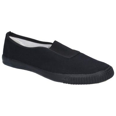 Misc Guss Plim Sml Gusset School Pumps Slipper