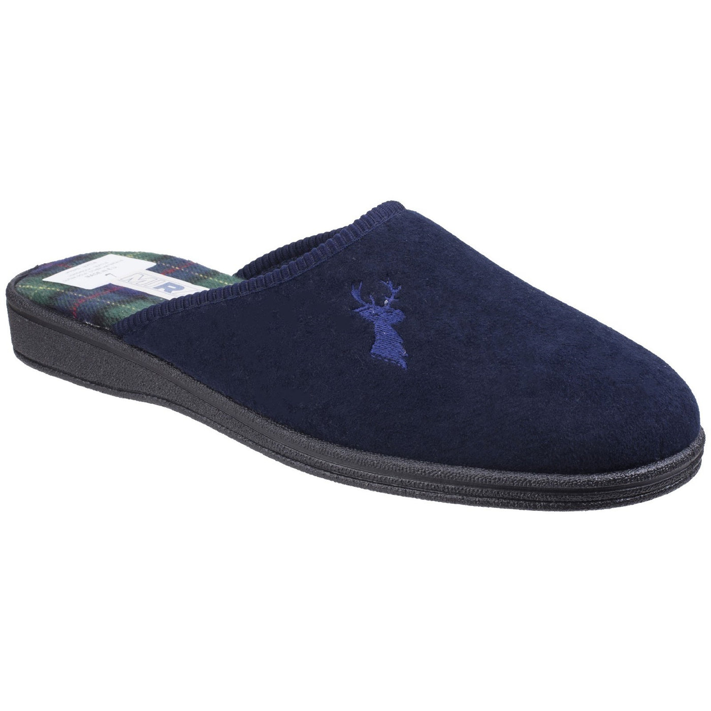 Mirak Buck Men's Navy Mule Slippers