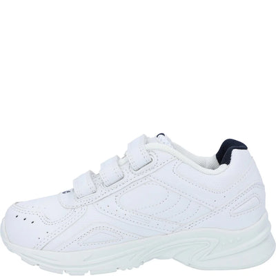 Hi-Tec  Xt115 Junior Ez Half Size White/Navy Trainer