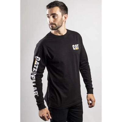 Caterpillar Trademark Banner Long Sleeved T-shirt