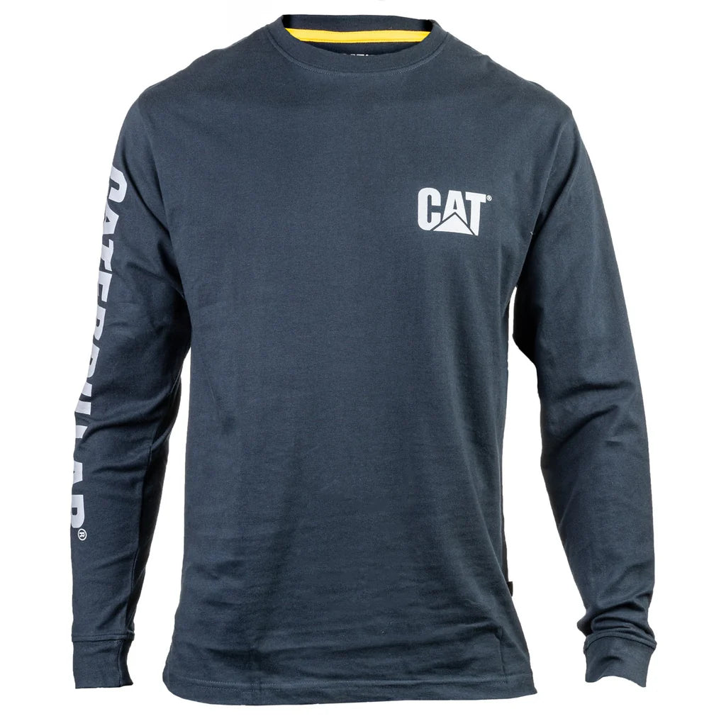 Caterpillar Trademark Banner Long Sleeved T-shirt