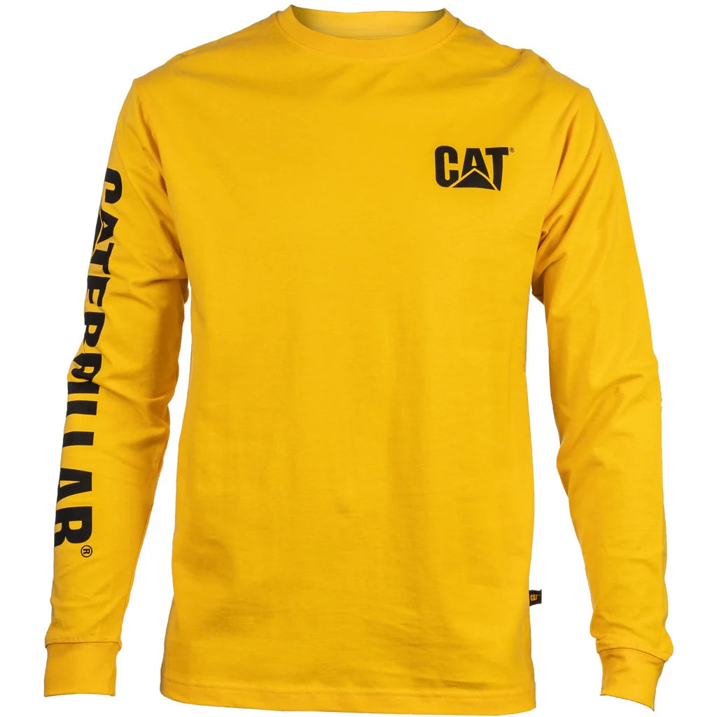 Caterpillar Trademark Banner Long Sleeved T-shirt