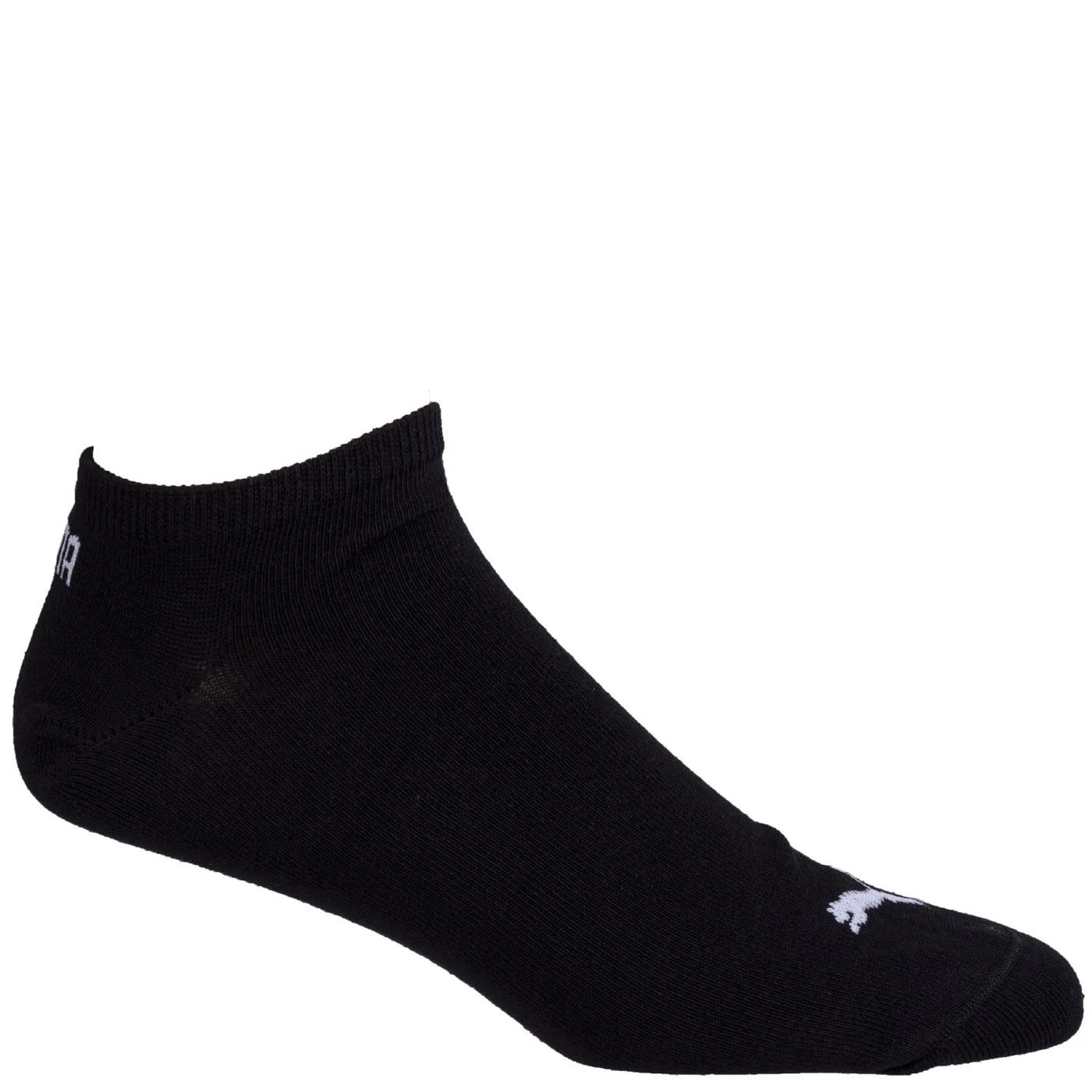 Puma Comfort White and Black Sneaker Socks