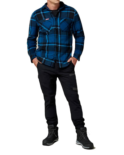 Hard Yakka Sherpa Levis Mens Long Sleeves Button Down Lightweight Jacket