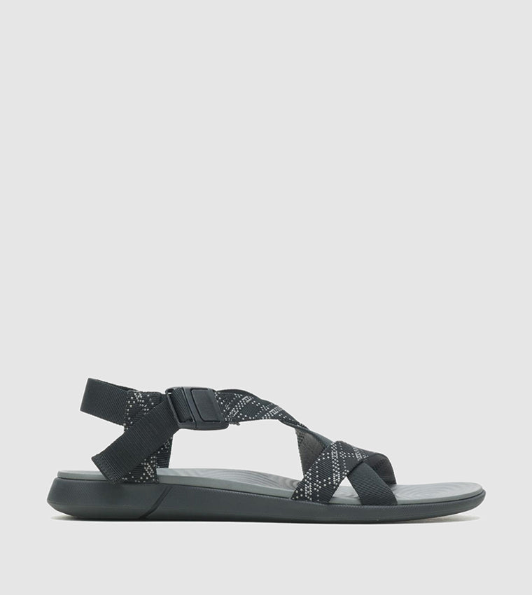 Hush Puppies Men's Textured Ankle Strap Sandals