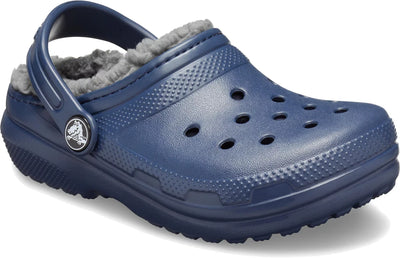 Crocs Kids' Classic Mns Casual Lined Clog Navy Slippers