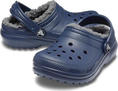 Crocs Kids' Classic Mns Casual Lined Clog Navy Slippers