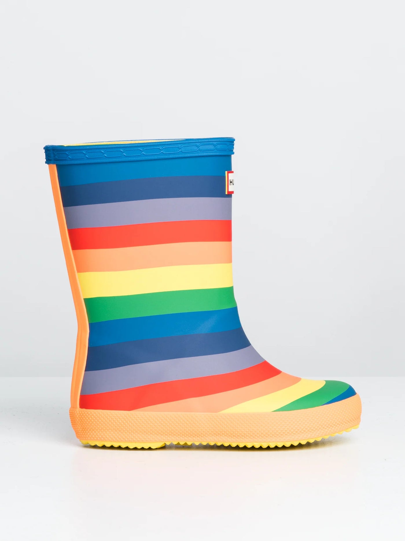 Hunter Kids Rainbow Print Wellington Boot