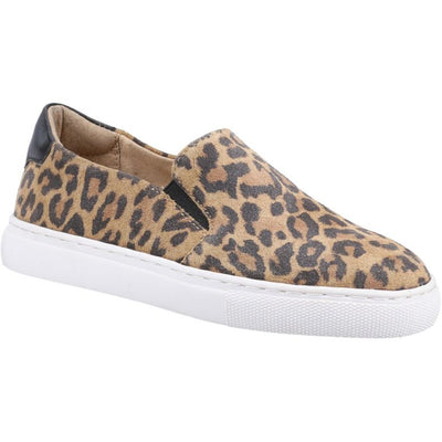 Hush Puppies Corinne Leopard Print Slip On Shoes