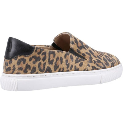 Hush Puppies Corinne Leopard Print Slip On Shoes