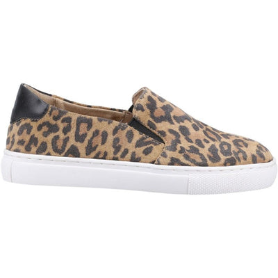 Hush Puppies Corinne Leopard Print Slip On Shoes