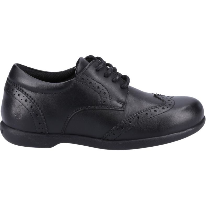 Hush Puppies Oaken Brogue Rite Senior Leather School Shoes