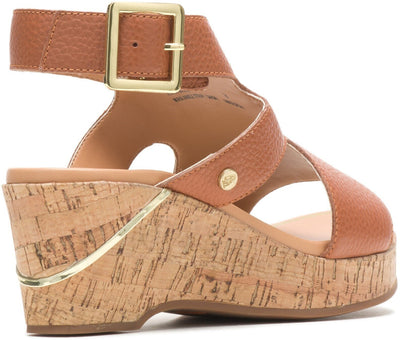 Hush Puppies Ladies Maya Ankle Strap Leather Sandals