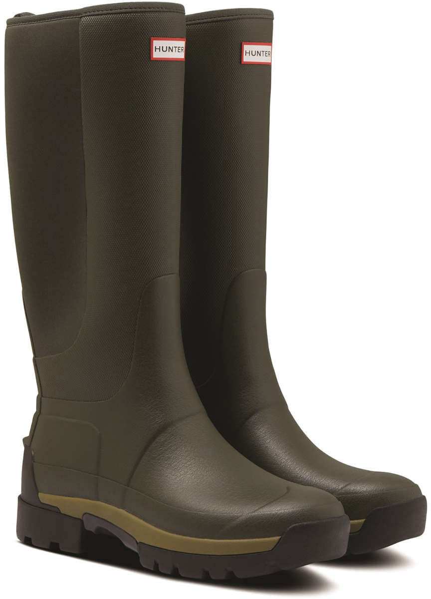 Hunter's Mens Hybrid Tall Balmoral Wellington Boots