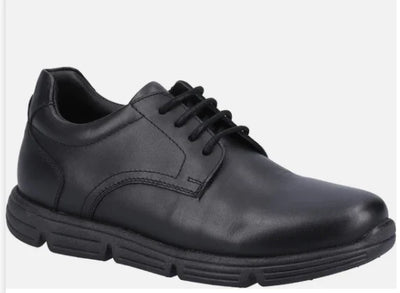 Hush Puppies Adrian Leather Junior School Shoes