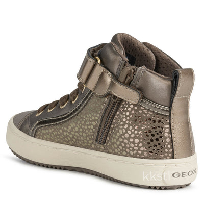 Geox Kalispera Taupe Smart fit Velcro Toddler Shoes